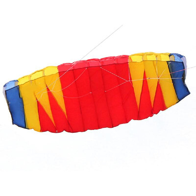 

79" x 275" Large Dual Line Stunt Parafoil Kite Outdoor Sports Fun Toy with 30M