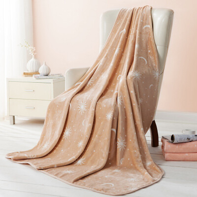 

Sleeping treasure somerelle blanket flannel blanket light camel 150 200cm