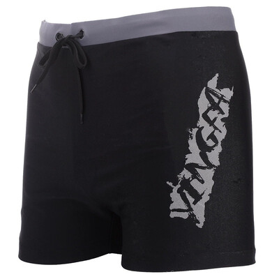 

British YINGFA new anti-chlorine swimming trunks fashion comfortable swimwear men&39s flat swim trunks Y3583 black