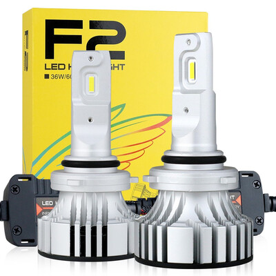 

Wholesale 72W High Low Beam F2 LED Head Light Kit Osram 9006 LED Auto Headlight