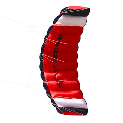 

Dual Line Parachute Stunt Kite with Flying Tools Parafoil Kite Outdoor Beach Fun