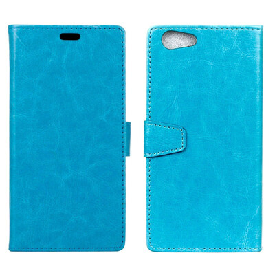 

MOONCASE Oppo A73s Crystal Leather Case - Blue