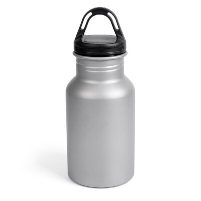 

550ML Wide Mouth Bottle Titanium Water Bottle for Outdoor Camping Hiking Picnic