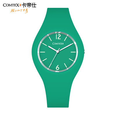 

COMTEX Unisex Silicone Rubber Strap Large Dial Quartz Watch