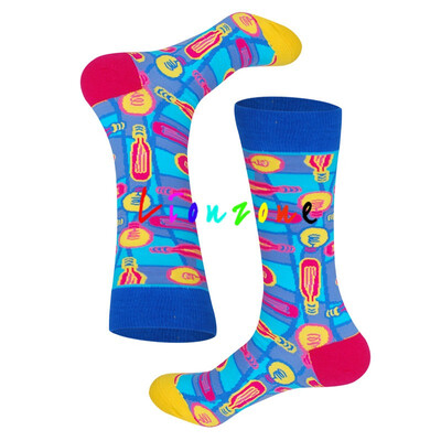 

LIONZONE 2018 New Arrived Totem Western Style Happy Socks Women Plus Size Cactus Worship Symbols Neutral Socks Fashion trend