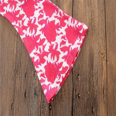 

3pcs Newborn Infant Kid Baby Girl Clothes T-shirt TopPantsHeadband Outfits Set