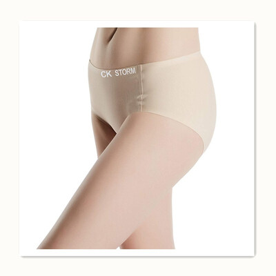 

Cotton sexy briefs Shopping mall with the same fashion series Womens cotton jacket in the waist plain underwear CKN665