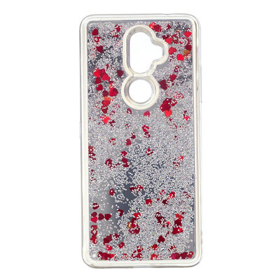 

Fecoprior Back Cover For Alcatel 3V 5099 Case Mirror Glitter Liquid Quicksand Shining Dynamic Fundas Coque Celulars Capa