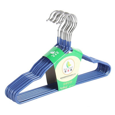 

Jingdong supermarket] Bai guest hi (Butler Courtesy) sky blue children dipped metal hanger 30 pack 9833701