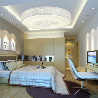 

NVC Ceiling Lamps Living Room Lamps Lights Lights Lamps Can Be Controlled Iron Lamps Round Tri-color Adjustable 24W3000K 6500K