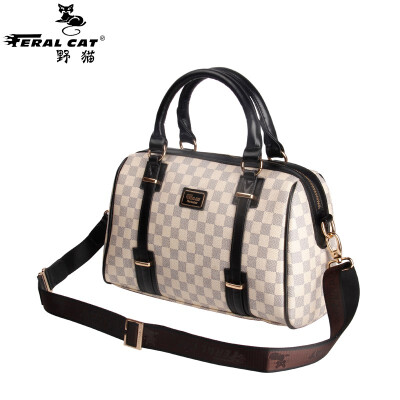 

FERAL CAT large size leather ladies handbag