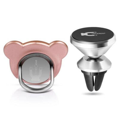 

Car 360°Finger Ring Bracket Magnetic Phone Holder Mount For Phone Universal AU