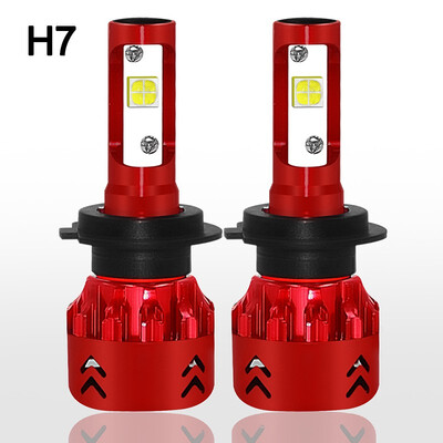 

2Pcs Car Headlights 12V 60W 6000K White High Lighting Led Headlamps H1 H3 H7 H4 9006 9005 Auto Fog Lamps Waterproof Car Lights