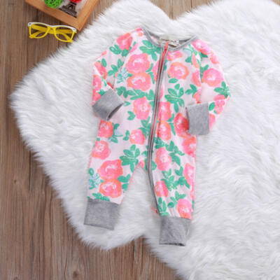 

Newborn Baby Boys Girls Long Romper Jumpsuit Bodysuit Cotton Outfit Clothes