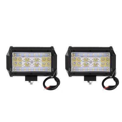

2Pcs 5"INCH 84W 28 Leds Work Light Bars 9-32V Flood Spot Combo Pods IP68 Waterproof Driving Off-Road Tractor