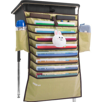 

Excellent and (UHOO) 6510 students hanging book bag sapphire 64 * 43cm desk book racks book legislation