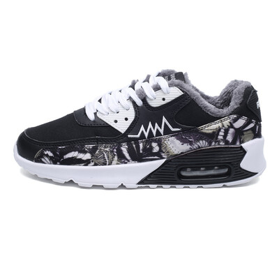 

Men Sneakers Fashion Graffiti Casual Shoes for Men four seasons Mesh&Fur Outdoor Flats Lace Up Mans Footwear