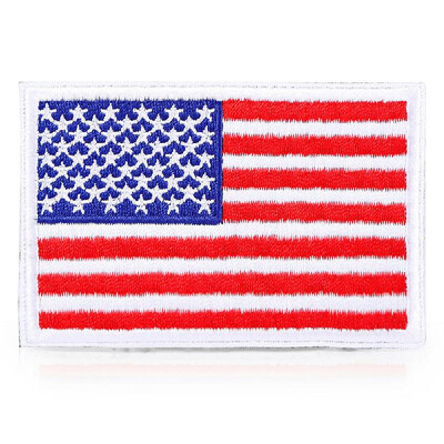 

American Flag Patch Embroidered Army Badge Armband Uniform Emblem Patch Sticker for Backpack Jacket Cap