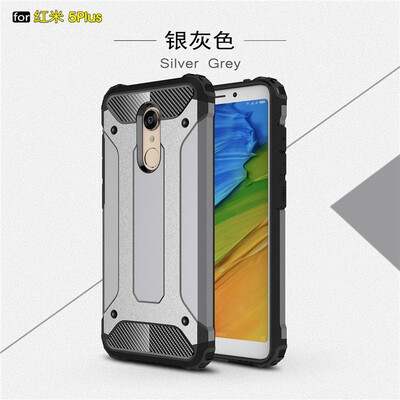 

Fivice Xiaomi Redmi 5 plus case Luxury Silicone Diamond Armor PC Hard Shell Phone Case