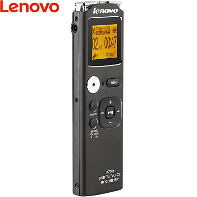 

Lenovo Lenovo recording pen professional linear PCM HD lossless recording one-button boot time stamp T-MARK bookmark learning business meeting interview B613 32G silver