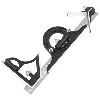 

300MM Combination Square Angle Ruler Stainless Steel Multi-function Measuring Tool