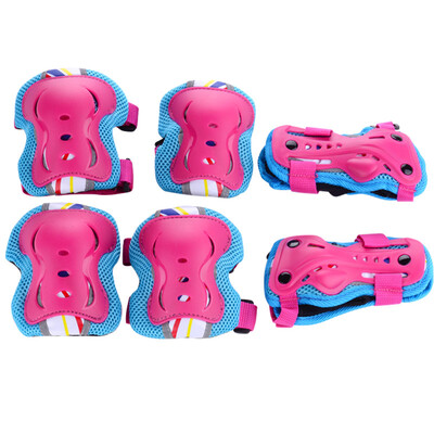 

Jingdong Supermarket] Snoopy SNOOPY children skateboarding skates slippers thickening protective gear 6 sets of red men and women general ET665