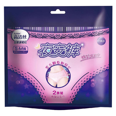 

KOTEX Kotex HelloKitty limited loading night shorts ML No 2 night with peace of mind pants type sanitary napkins for waist 60cm-100cm