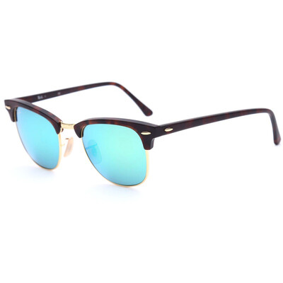 

Ray-Ban Ray-Ban очки клуб серии моды менеджер мужчин и женщин с серебряным покрытием линзы черепаховых кадров очки RB3016 114530 51 мм