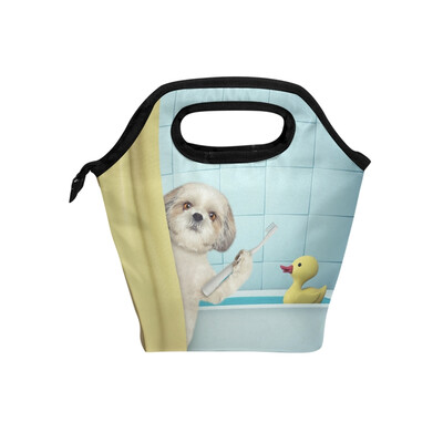 

Lunch Bag Tote Bag Bathroom Dog Travel Picnic Organizer Lunch Holder Handbags Lunch Bag Box for Office
