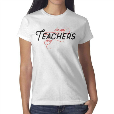 

Melinda Teacher Appreciation Women White t-Shirt Cotton Fashion T-Shirts