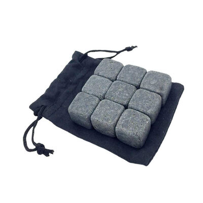 

UpperX 9 Pieces Stones Whiskey High Quality Cooler Cubes Roches Granite - Green 20x 20x 20mm