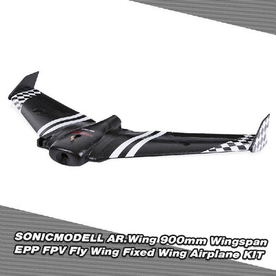 

SONICMODELL ARWing 900mm Wingspan EPP FPV Fly Wing Fixed Wing Airplane PNP with 58GHz 40CH FPV Transmitter 600TVL Camera