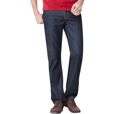 

Фу Шен Virtue мыть прямые случайные джинсы мужские брюки 00XC301BM владение синий 80