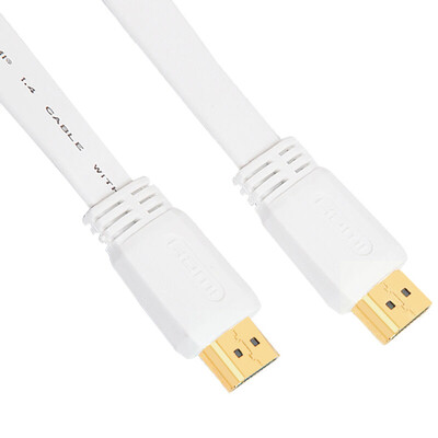 

Три форта (SANBAO) SHB-300W HDMI плоский кабель версии 1.4 3M белый