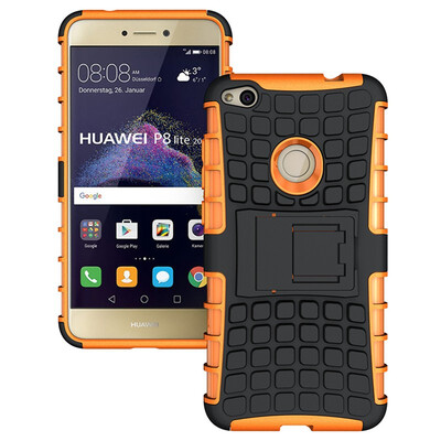 

Fivice HuaweiP8 lite Case TPU anti-fall tire pattern back clip bracket phone case