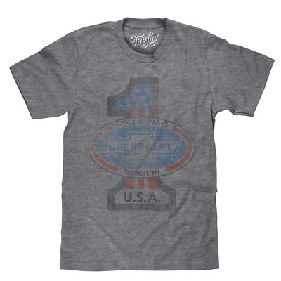 

Chevrolet USA T-Shirt - Genuine Parts Chevy Shirt