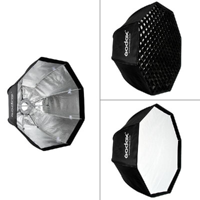 

Godox 80cm 315in Portable Octagon Honeycomb Grid Umbrella Softbox with Bowens Mount for Speedlite
