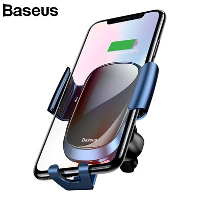 

Baseus Car Holder for iphone Samsung HuaWei Xiaomi mobile Phone automatic phone stand holder Car Air Vent Mount Phone Holder