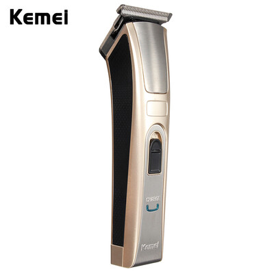 

Waterproof High Power Rechargeable Kemei KM-5017 Hair Trimmer Electric Men Baby Children Hair Clipper mute real barber cutting