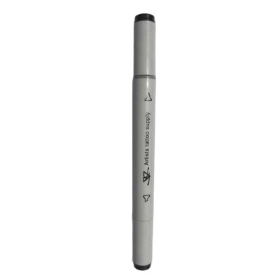 

1pc Dual-tip Tattoo Body Art Skin Marker Pen Flat/Thick Tip Marker Tool