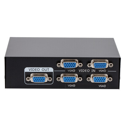 

Jinghua JH 3102 VGA four into a share 4 into a switch out of the display device sharing computer projector HD video TV monitor 4 port sharing device