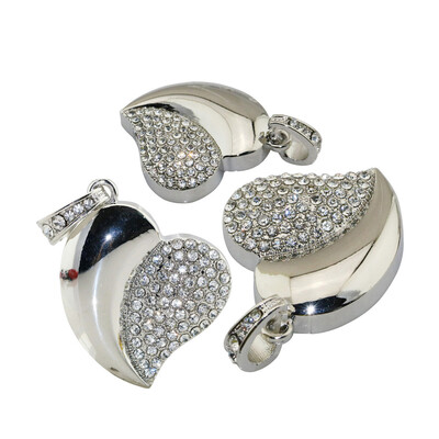 

4GB 8G 16G 32G 64G 128G Necklace Heart Model Pen Drive USB Flash Drive USB Drive U Disk USB Stick Memory Stick Flash Disk USB Card