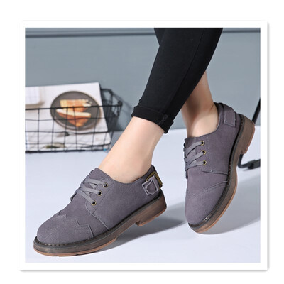 

2018 spring new England retro single shoes casual Korean version of the wild thick with a single shoes