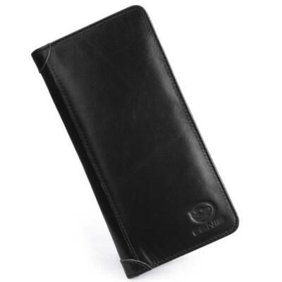 

Mens Purses Bifold Cowhide Genuine Leather Card Holder Wallet Money Clip Purse L