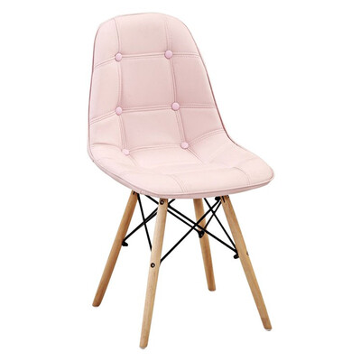 

Low price&modern PU leather dining chair with wood legs
