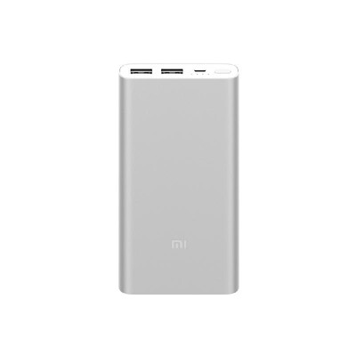 

2018 Original New Version Xiaomi Mi Power Bank 2 Portable 10000mAh External Backup Power Station Large Capacity 2-way Quick Charge