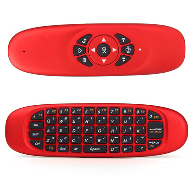 

C120 24GHz 3D Somatic Handle Wireless Air Mouse QWERTY Keyboard Remote Control for Home Entertainment