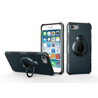 

Fivice iPhone 78 Case TPU Water Drop Ring Stand Car Power Magnetic Drop-proof Phone Case