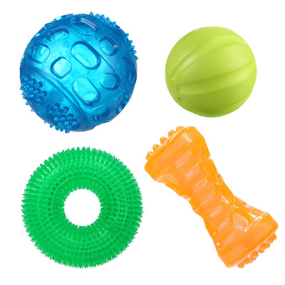 

Happy handsome dog toy blessing bag interactive training toy set random 4 Pack for small&medium dogs