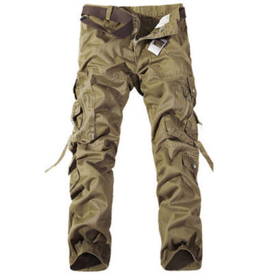 

New Men Army Long Casual Pants Camo Cargo Military Combat Camping Trousers AU